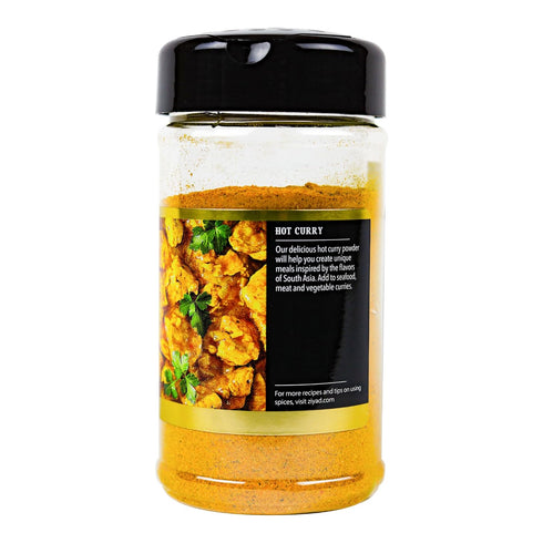6 oz Ziyad Shaker Premium Hot Curry Powder, Flavorful Spices, No Additives, No Preservatives, No MSG
