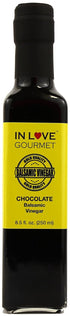 In Love Gourmet Chocolate Balsamic Vinegar 250ML/8.5oz Great on Strawberries and Fruit