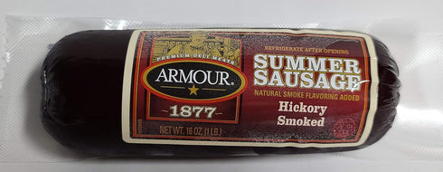 Ohio Trading 1877 Summer 16 oz (3 Pack) Armour Hickory Smoked Sausage, Sticks