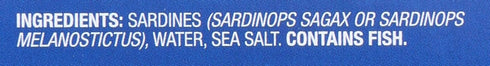 3rd 4.4 Packaging Wild Planet Wild Sardines in Water, Sea Salt, Tinned Fish, Sustainably Wild-Caught, Non-GMO, Kosher