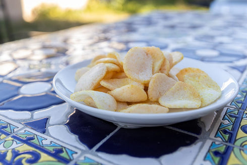 3 Pack 2 oz Kinjirushi Authentic Japanese Curry Shrimp Chips, of Bags, Crispy Asian Snack, Mild Curry Flavor, Product