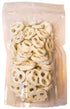 DM Sweets 2 lbs Greek Yogurt Coated Pretzels - of Fresh Gourmet Sweet Creamy Covered Dipped Pretzels