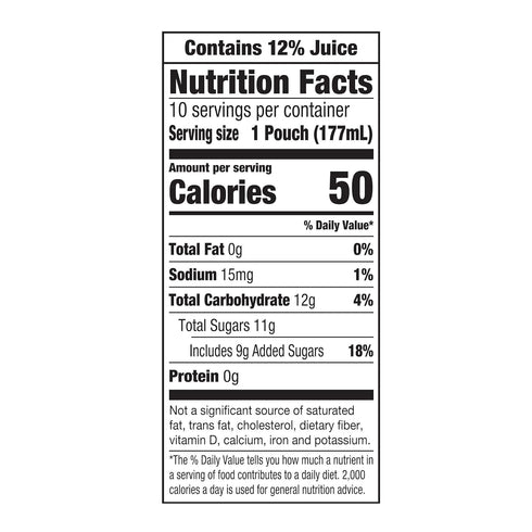 10 6 oz Capri Sun Strawberry Kiwi Flavored with other natural flavor Juice Drink Blend, ct Box, fl Pouches