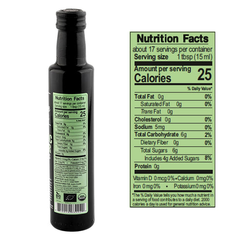 (Pack 2) VILLAGE BATCH Balsamic Vinegar Organic With Raw Organic Wildflower Honey Greek Dressing Balsamic Vinegar