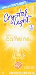 Crystal Light On The Go Citrus Caffeine - 10 Packets (Pack of 4)