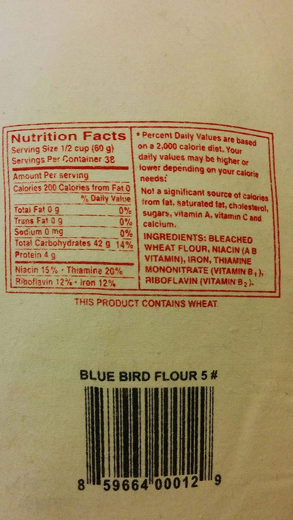 ArkiFACE Blue Bird Flour, 5 Lbs Bag (Limited Edition) XC