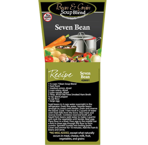 3.5 Lb Seven Bean Soup Mix - Tub