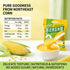 xapuo 600g (30g 20 Packets), Pure Corn Porridge Instant Breakfast Mix, Unsweetened, No Added Sugar, X Fine Powder Easy