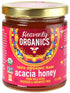 Heavenly Organics 100% Organic Raw Acacia Honey (12oz) Lightly Filtered - Made