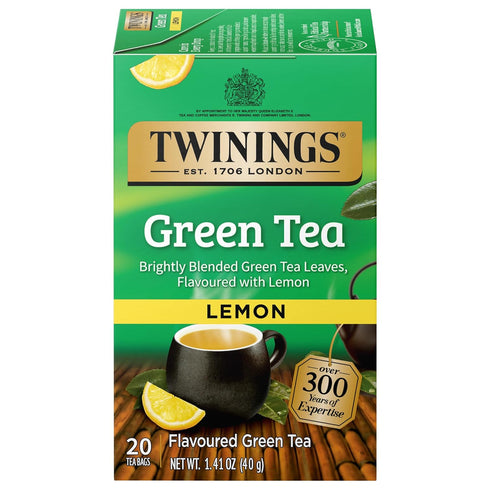 Twinings Tea Lemon Green Tea, 20 ct