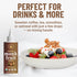 100% 2 oz Organic Monk Fruit Liquid Sweetener Drops, Pure Extract, Zero Sugar & No Erythritol, Original Flavor Liquid