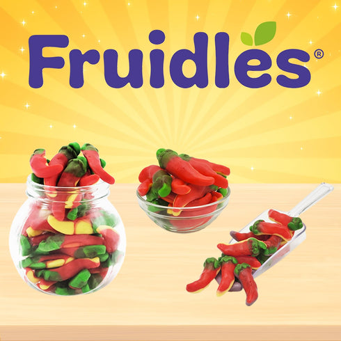 Gummies, (4.4 Fruidles Chili Peppers Soft Chewy Candy, Gluten-Free, Fat-Free Pounds)