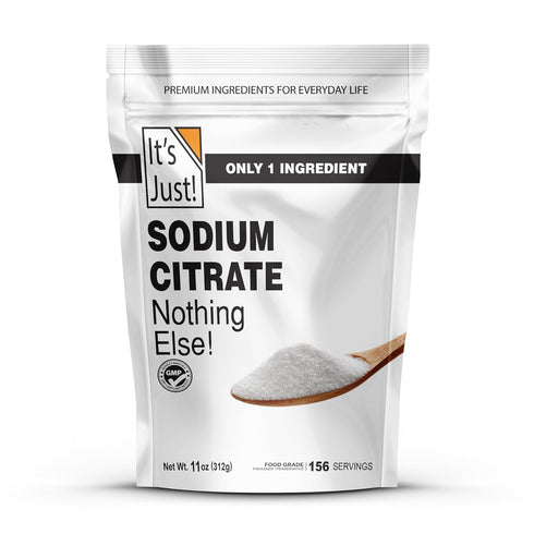 It's Just - Sodium Citrate, Food Grade Thickener, Non-GMO, Cheese Sauce Emulsifier,