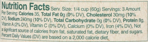Bar Harbor 6.5 oz (184 Chopped Surf Clams | Sweet and Tender | grams) can