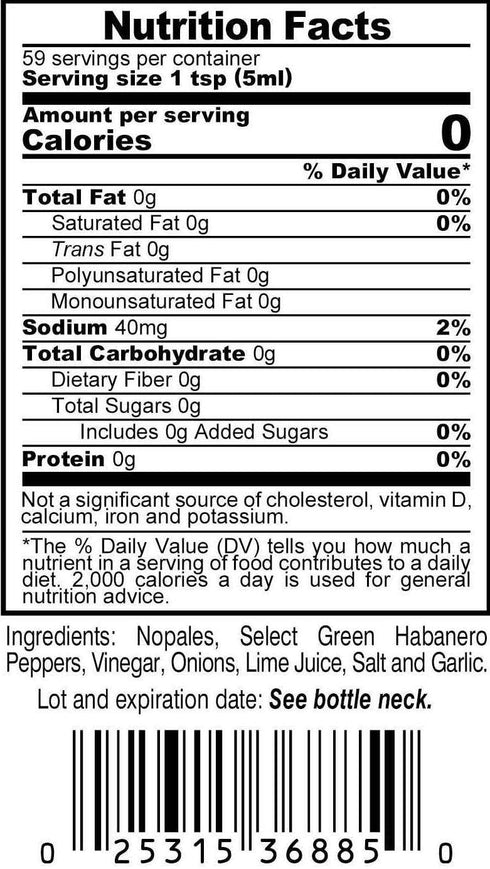 10 Marie Sharps Green Habanero Hot Pepper Sauce, Ounce MildMedium Heat | All-Natural Belizean Hot Sauce