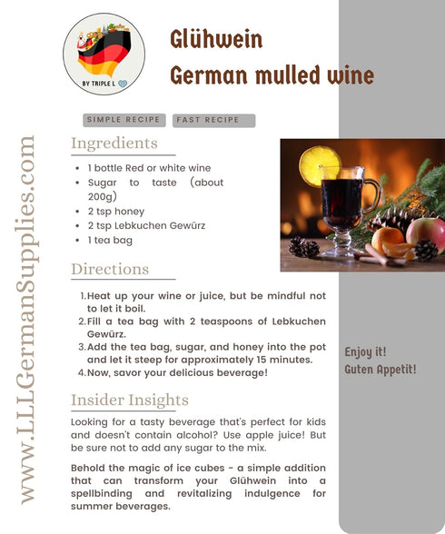 100g Lebkuchen Gewuerz, German Gingerbread Spice, Cinnamon Seasoning