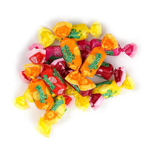 Mamba 1 lb Fruit Chews - of Candy Individually Wrapped - Enjoy the Delicious Flavors of Strawberry, Orange