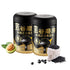 I WUGU 2-Pack Walnut Black Soybean Sesame Powder, Plant-Based Meal Replacement, Healthy Breakfast Instant