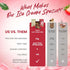 TASTI 25g 0g High-Protein Ice Cream Mix - Strawberry Flavor Low Sugar Ice Cream Powder - Made for Ninja Creami, Soft