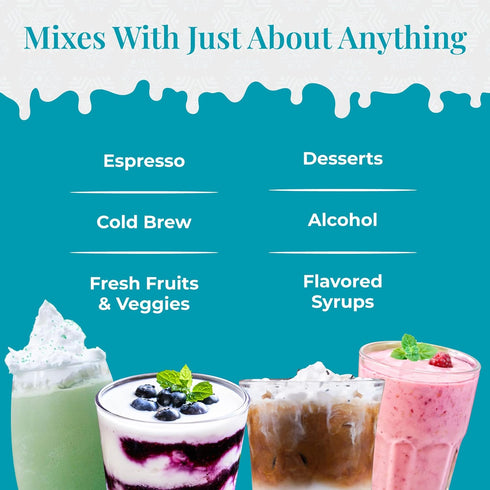 Frozen 3 lb. Xplosion Original Frappe & Smoothie Powder Mix Base, - Make Your Own Frappuccinos, Granitas, Soft Serve