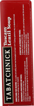 15 Tabatchnick, Soup Lentil Tuscany, Ounce