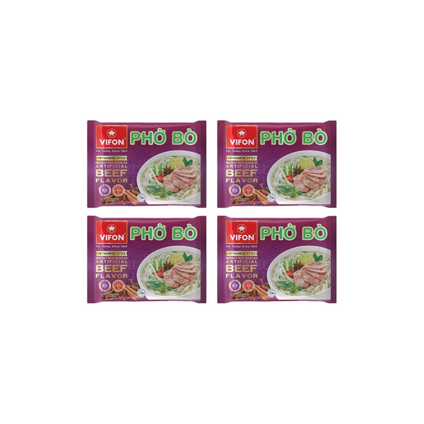 VIFON Ph B Vietnamese Style Instant Rice Noodles, 2.11 oz (Pack of 24)