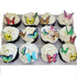 34pcs Pre-Cut Edible Butterflies Wafer Paper for Easter Wedding Cake Cupcake