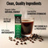 Packets, 24 VitaCup Perfect Low Acid Instant Coffee Dark Roast Coffee, USDA Organic & Fair Trade, Third Party Tested
