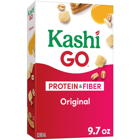 Kellogg's Kashi GO Breakfast Cereal, Fiber Cereal, Family Breakfast, Original, 9.7oz Box (1