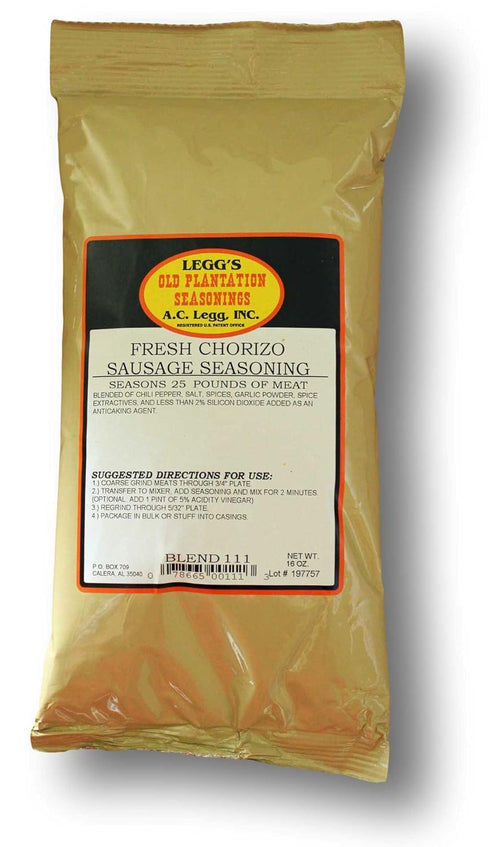 Old Plantation A.C. Legg Chorizo Sausage Seasoning - 16 Ounce