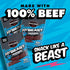 11g 100% 10 Count Jack Links x MrBeast Beef Jerky, Peppered Beef Jerky, As Seen on Beast Games, Protein, Made with Real