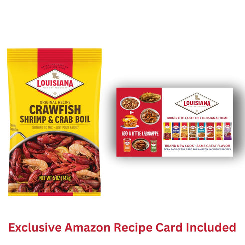 Louisiana Boil Crawfish Crab Shrimp, 5 Oz (Pack of 4)