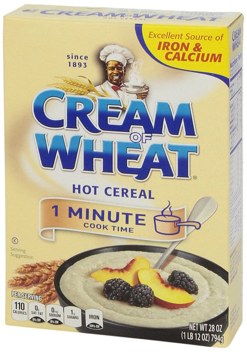 Cream of Wheat 1 28 (Pack 4) , Original Stove Top, Minute, Ounce Boxes