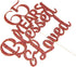 Rose Gold Glitter Cake Topper - 65 Years Blessed & Loved, 65th Birthday / Anniversary Party Decoration