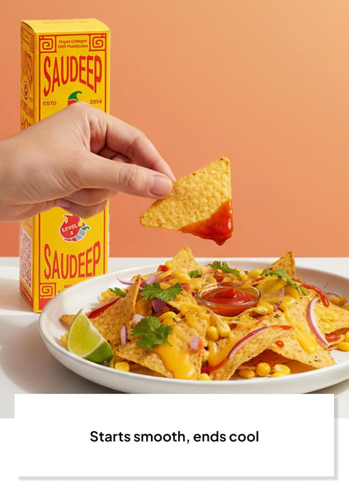 2 4.23 oz Korean Food Saudeep Mildly spicy Hot Sauce, Korean-Style Dipping Sauce, Level Mild Spice, Versatile Sauce