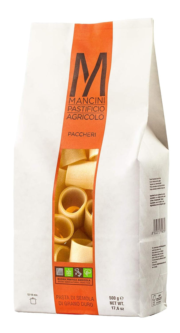 Mancini Pastificio Agricolo Pasta Mancini Paccheri 500 Gram