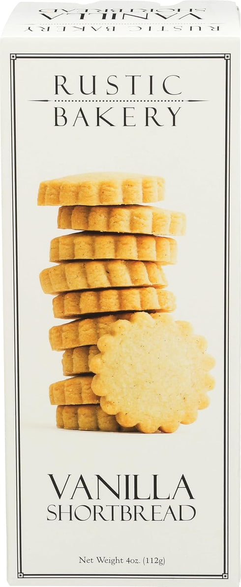 Rustic Bakery, Cookie Vanilla Shortbread, 4 Ounce