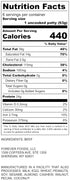 6-Count Pack 2 lbs. FOREVER FOODS Uncooked Freeze-Dried Beef Patties | | Family | Equivalent