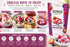 Sconza 18 oz Triple Berry Freeze-Dried Berries Covered in Yogurt Flavored Crme, Strawberry Blueberry Raspberry Candy
