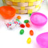 65 Bulk Plastic Candy Filled Easter Eggs, Jelly Beans, Assorted Bag