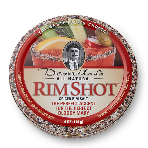 Demitri's RimShot Bloody Mary Rim Salt, Made With Hawaiian Sea & Smoked