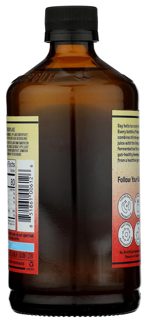 16Fz 16 Oz Health Ade, Kombucha Apple Pink Lady Organic, Fl