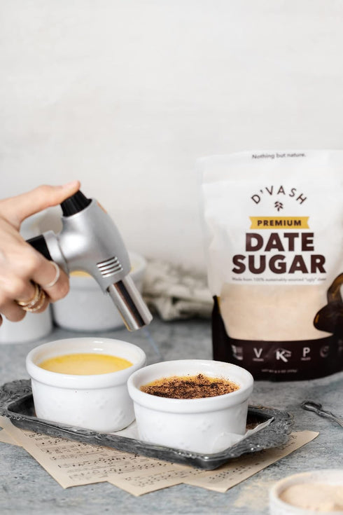 (1 8.8 oz) 250g 100% Date Sugar Bag | D'vash | All-Natural Dried Ground Dates, Powder, Vegan,Paleo, Sugar