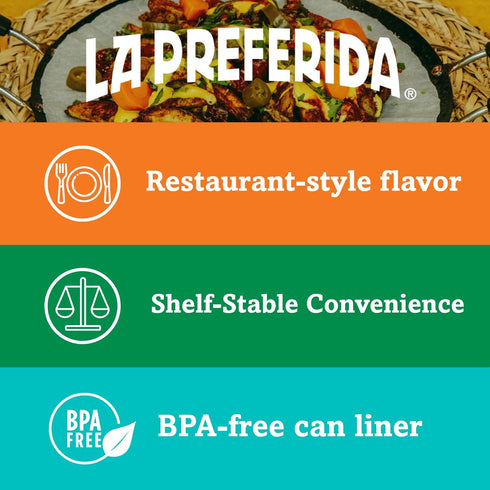 15oz. (Pack 3) La Preferida Zesty Nacho Cheese Sauce (Bold & Creamy Canned Nacho Cheese) Made for Dipping, Drizzling