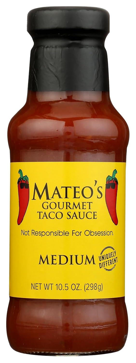 Mateo's Gourmet Taco Sauce Medium - 10.5 oz