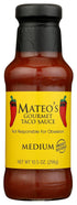 Mateo's Gourmet Taco Sauce Medium - 10.5 oz