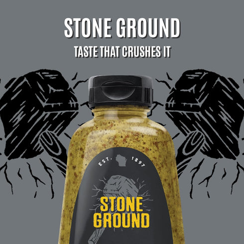 12 Oz, Pack 2 Koops' Organic Stone Ground Mustard Old-Fashioned Mustard, Gluten-Free, Kosher, Non-GMO, USDA Certified