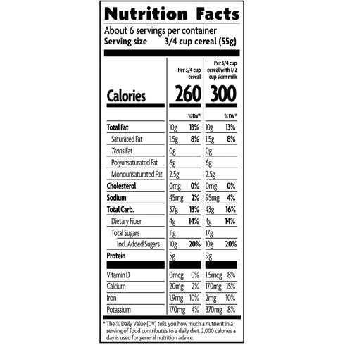 11.5 (Pack 1) Nature's Path Organic Hemp Hearts Granola, Ounce
