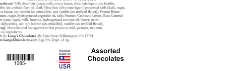 64pc Assorted Milk & Dark Chocolates - Kosher Certified