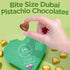 10 Pack Heart-Shaped Dubai Chocolate Pcs Pistachio for Mother`s Day or Every Occasion, Luxurious Pistachio Chocolate